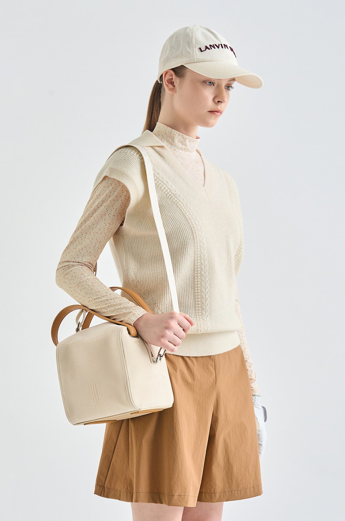 Lanvin Blanc Women's Purse - Ivory - Erthe Golf