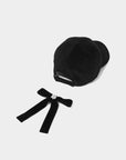 Lanvin Blanc Women's Ribbon Cap - Black