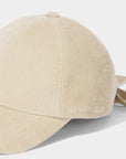 Lanvin Blanc Women's Ribbon Cap - Sepia