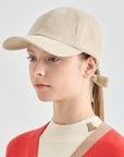 Lanvin Blanc Women's Ribbon Cap - Sepia - Erthe Golf