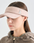 Lanvin Blanc Knit Visor - Light Beige - Erthe Golf