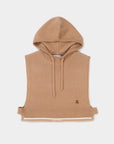 Lanvin Blanc Women's Hoodie Vest - Camel - Erthe Golf
