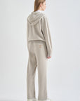 Lanvin Blanc Women's Zip Hoodie - White Grey - Erthe Golf