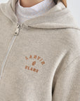 Lanvin Blanc Women's Zip Hoodie - White Grey - Erthe Golf