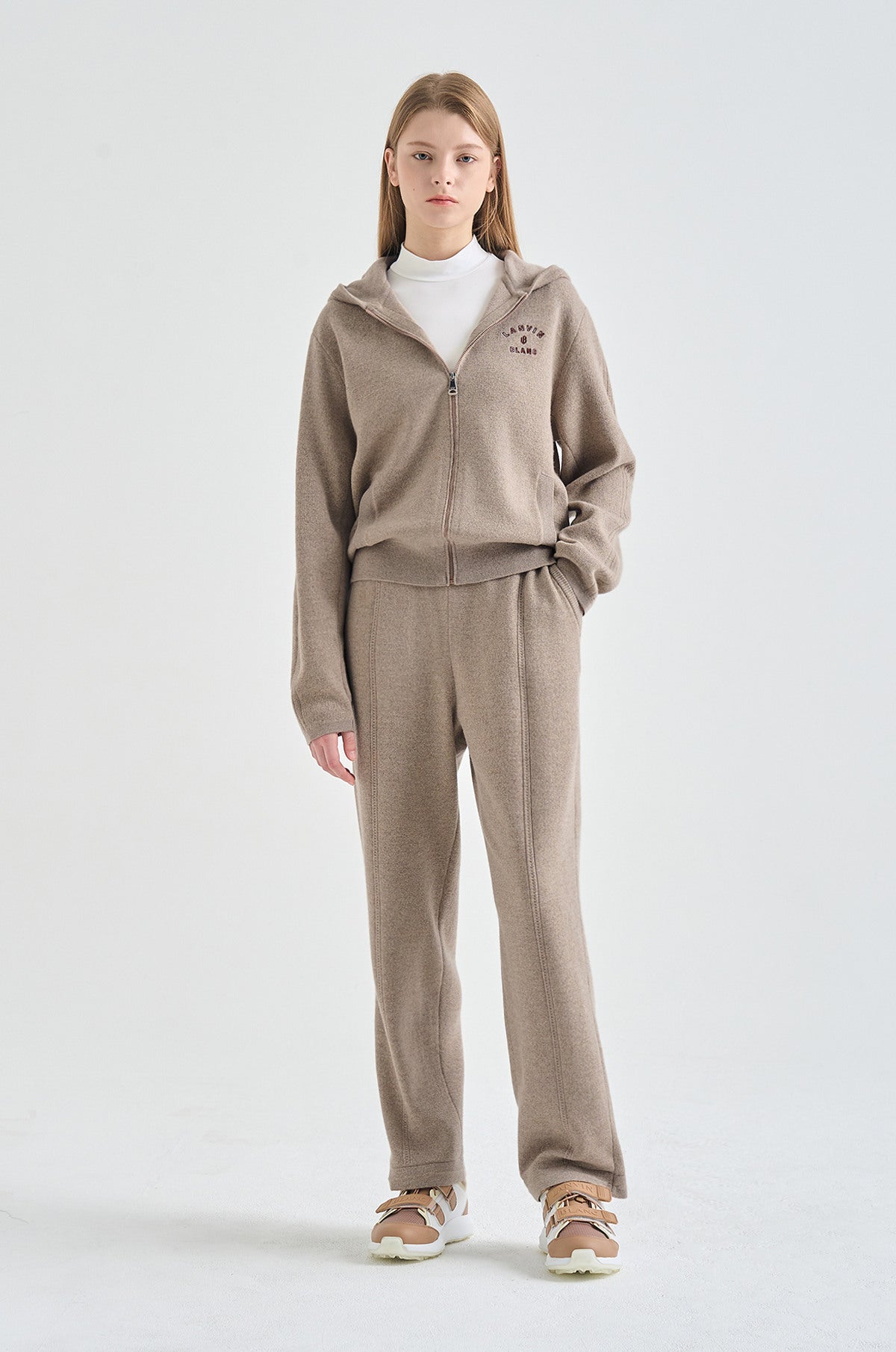 Lanvin Blanc Women's Pants - Sepia Beige - Erthe Golf