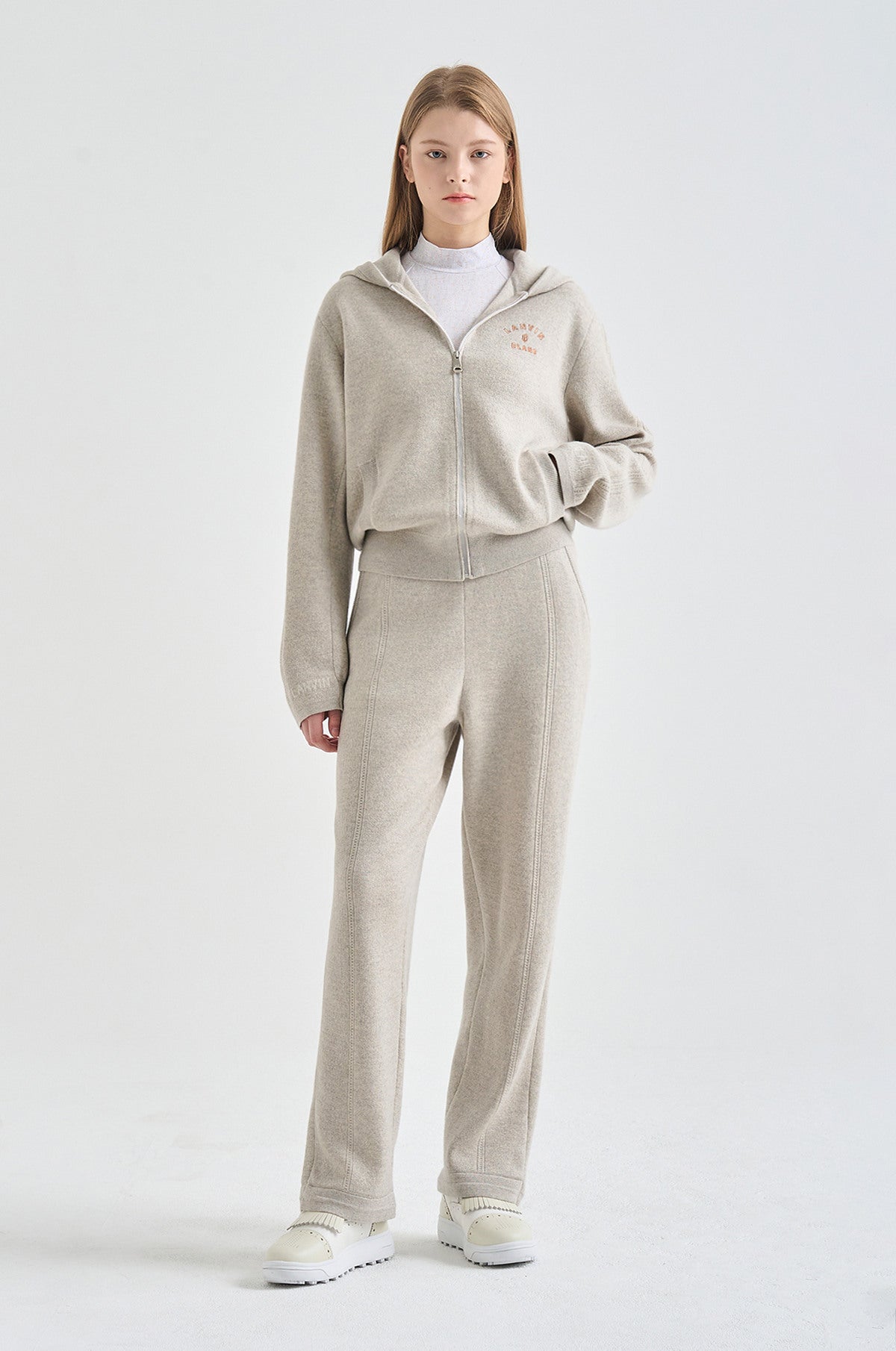 Lanvin Blanc Women's Pants - White Grey - Erthe Golf