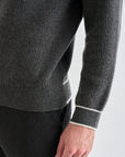 Lanvin Blanc Men's Sweater - Dark Grey - Erthe Golf