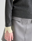 Lanvin Blanc Women's Sweatshirt - Grey - Erthe Golf