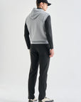 Lanvin Blanc Men's Hoodie Vest - Cool Grey - Erthe Golf