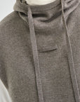 Lanvin Blanc Men's Hoodie Vest - Sepia Grey - Erthe Golf