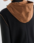 Lanvin Blanc Women's Zip Hoodie - Black - Erthe Golf