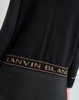 Lanvin Blanc Women's Zip Hoodie - Black - Erthe Golf