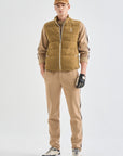 Lanvin Blanc Men's Vest - Camel - Erthe Golf
