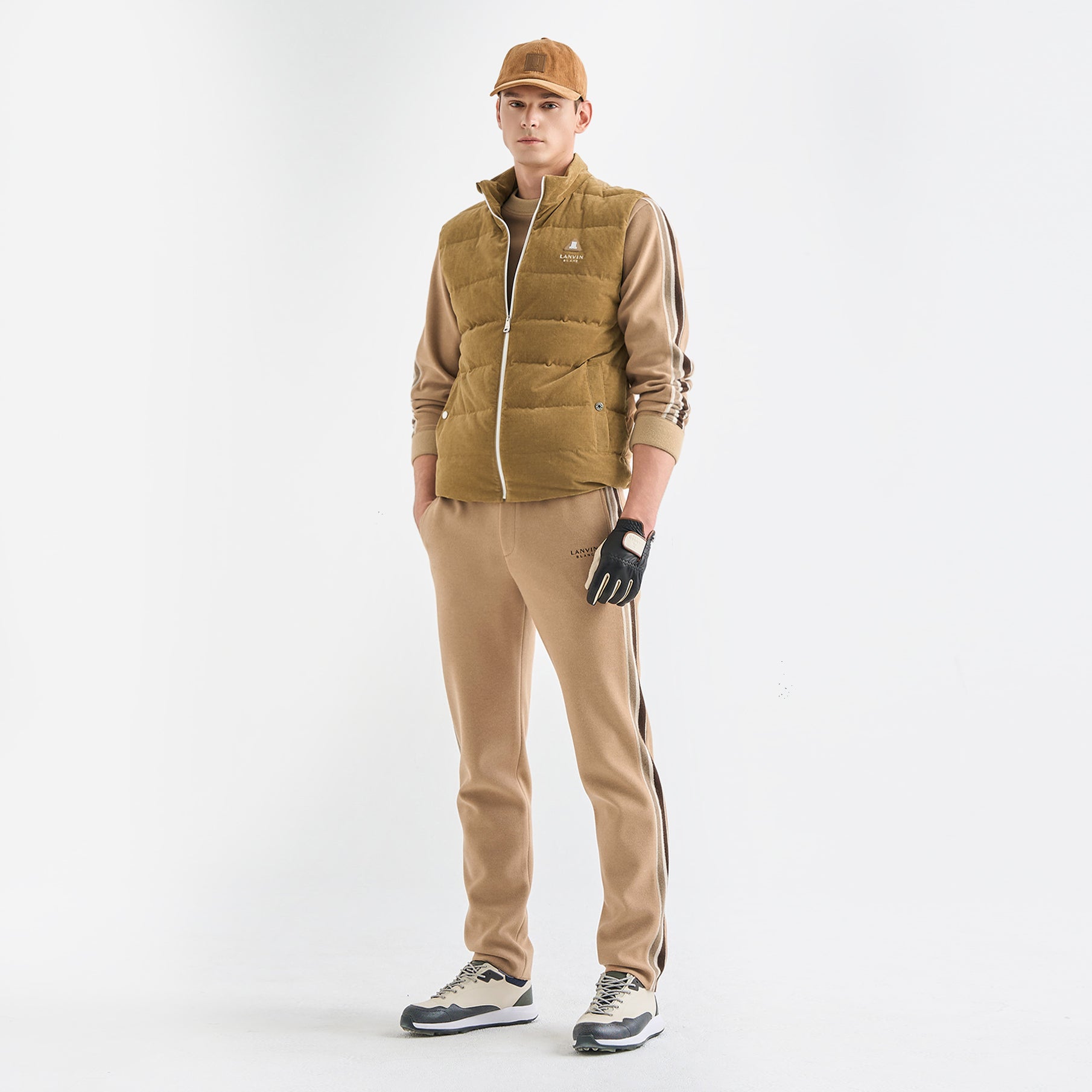 Lanvin Blanc Men's Pants - Camel - Erthe Golf