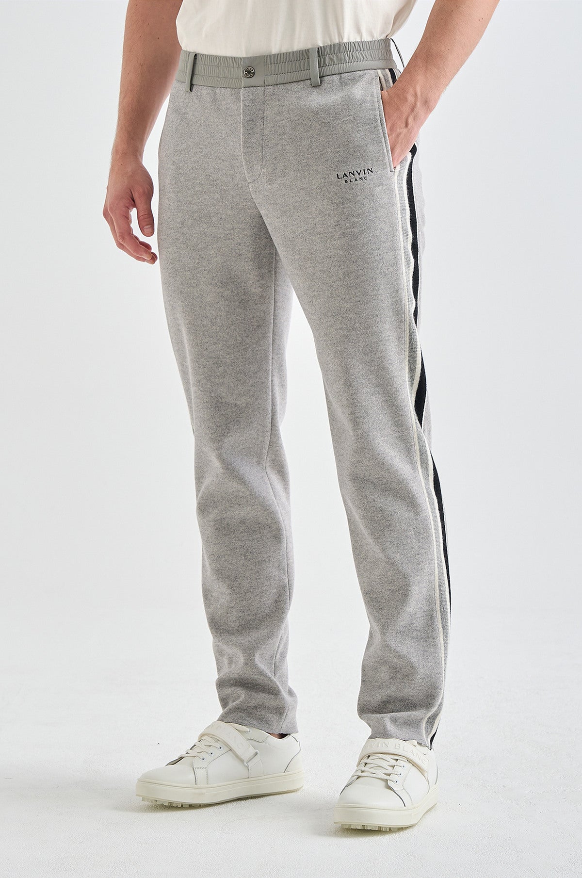 Lanvin Blanc Men's Pants - Grey - Erthe Golf