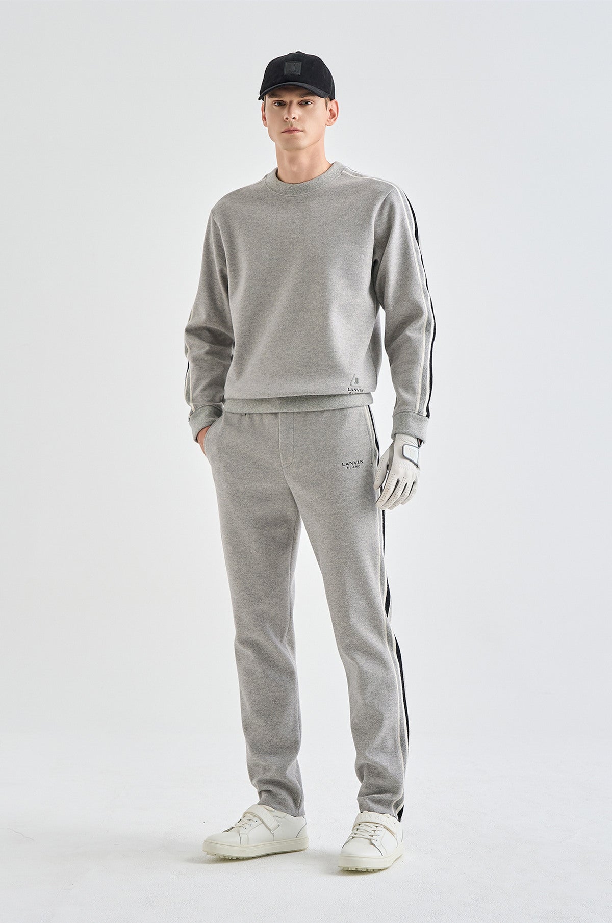 Lanvin Blanc Men's Pants - Grey - Erthe Golf