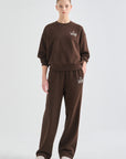 Lanvin Blanc Women's Sweatpants - Burgundy - Erthe Golf