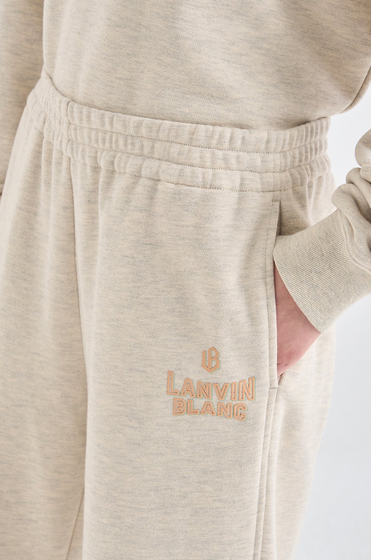 Lanvin Blanc Women's Sweatpants - Oatmeal - Erthe Golf