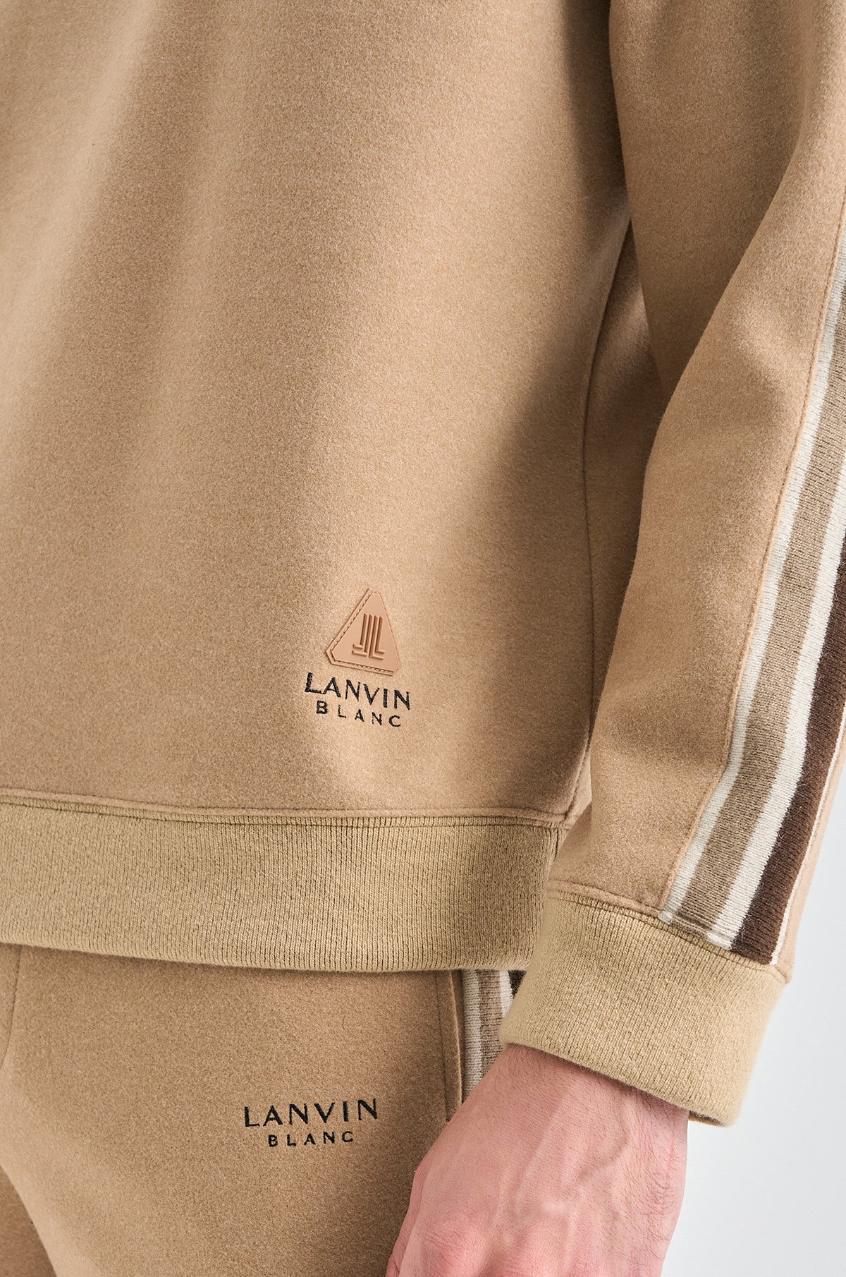 Lanvin Blanc Men's Sweater - Camel - Erthe Golf