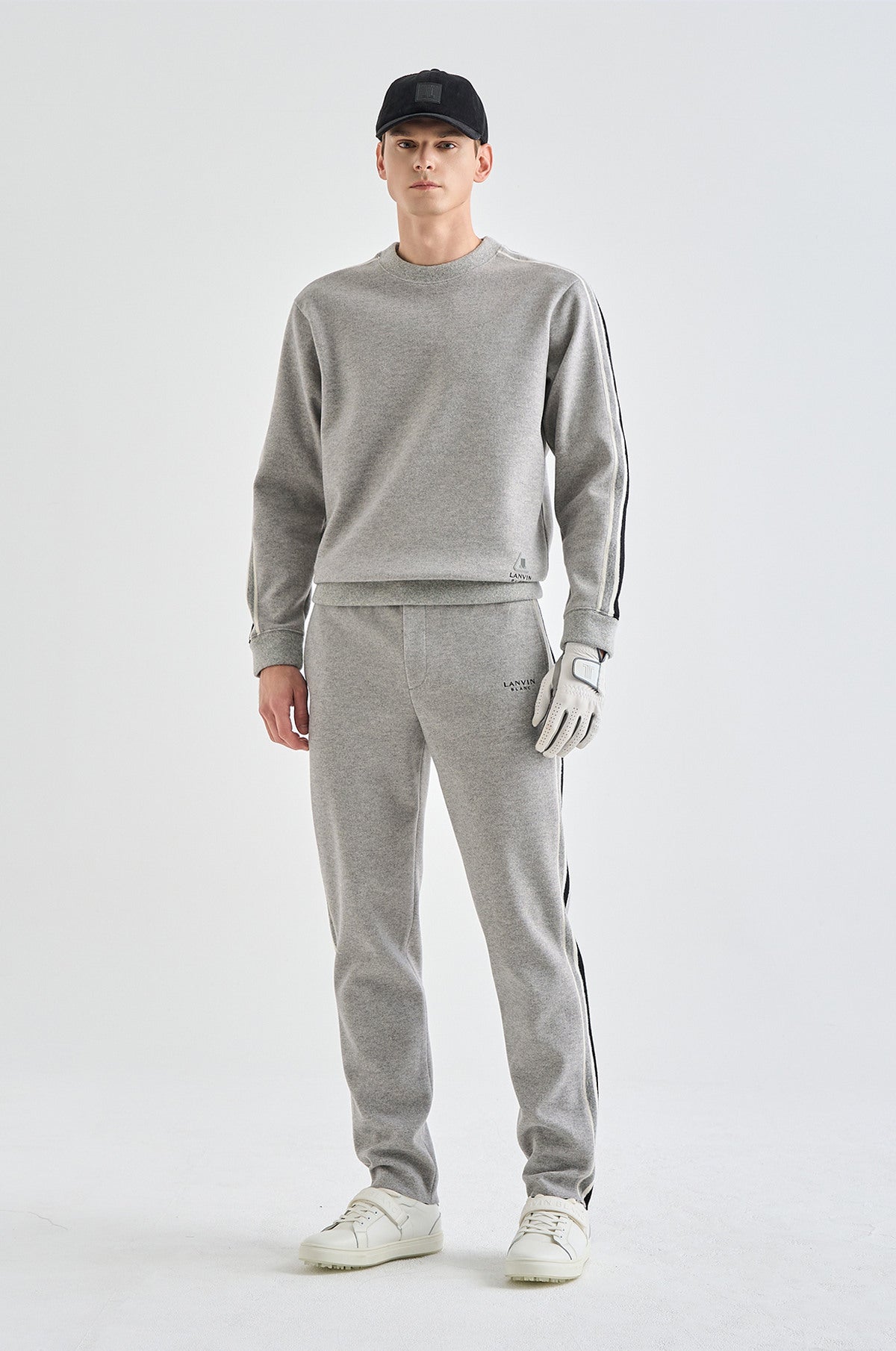 Lanvin Blanc Men's Sweater - Grey - Erthe Golf