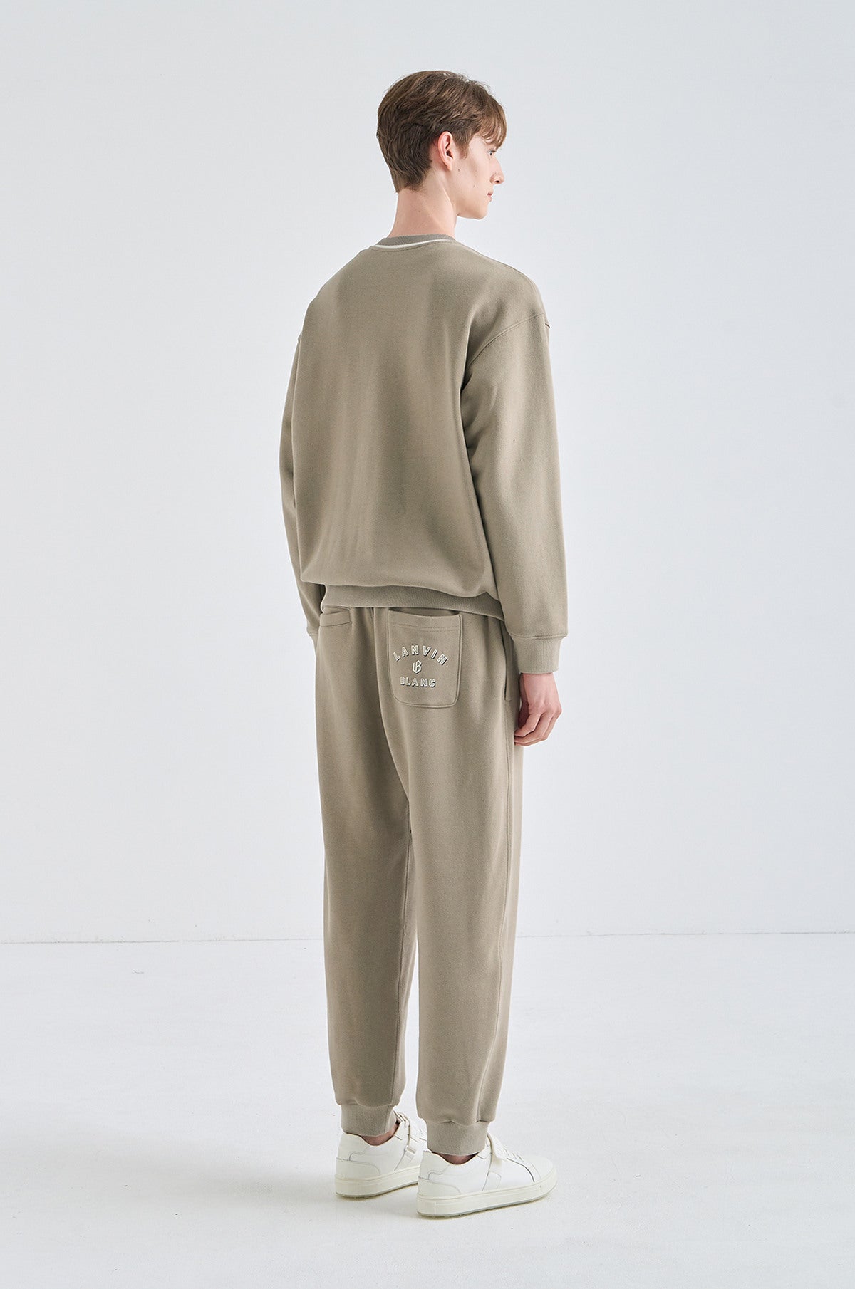 Lanvin Blanc Men's Sweater - Taupe Grey - Erthe Golf