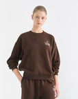 Lanvin Blanc Women's Sweatshirt - Burgundy - Erthe Golf