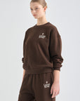 Lanvin Blanc Women's Sweatshirt - Burgundy - Erthe Golf