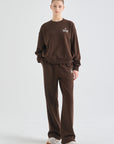 Lanvin Blanc Women's Sweatshirt - Burgundy - Erthe Golf