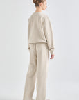 Lanvin Blanc Women's Sweatshirt - Oatmeal - Erthe Golf