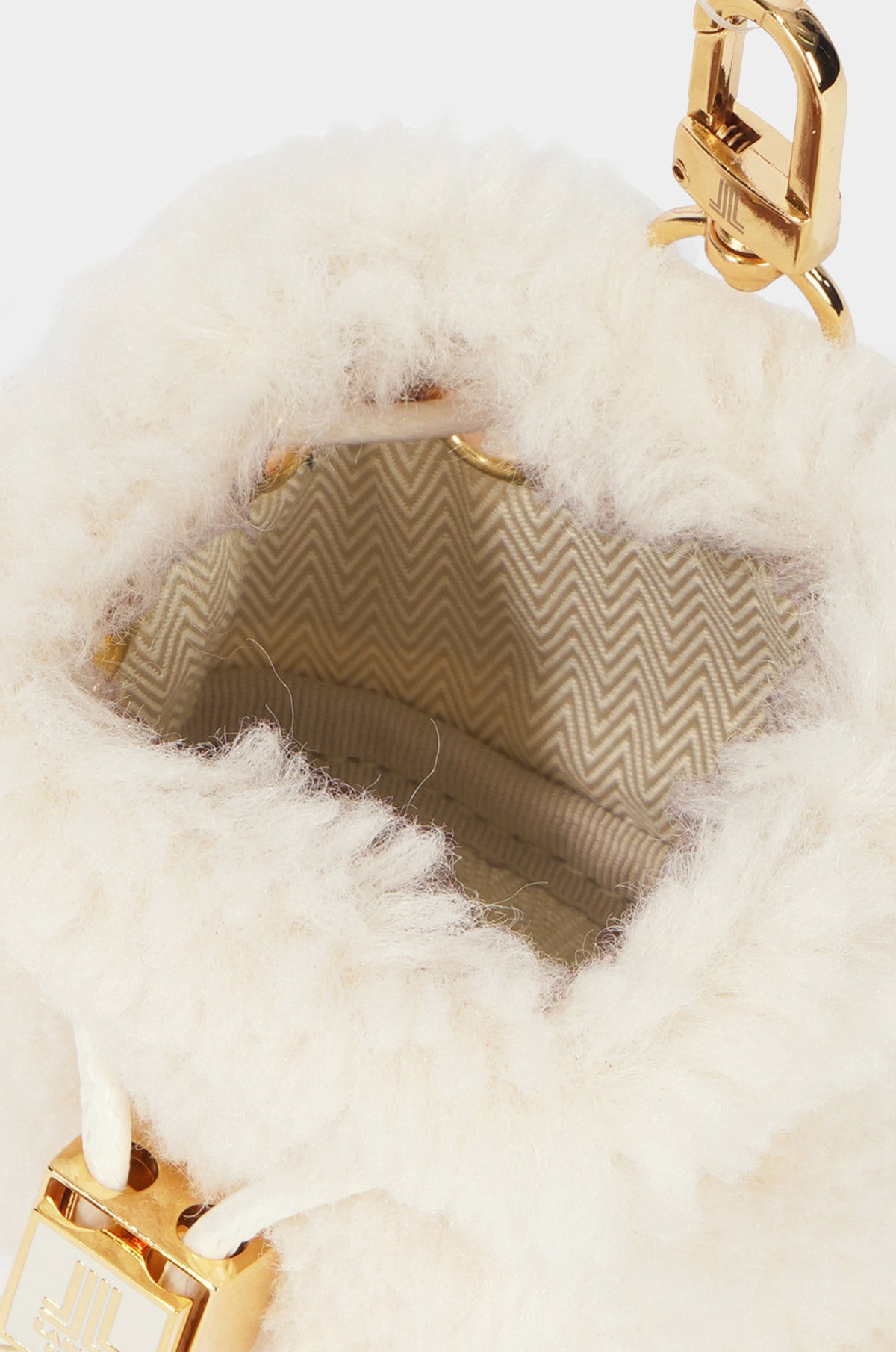 Lanvin Blanc Fluffy Ball Bag - Ivory - Erthe Golf