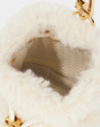 Lanvin Blanc Fluffy Ball Bag - Ivory - Erthe Golf