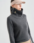 Lanvin Blanc Women's Sweater - Grey - Erthe Golf