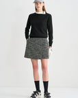 Lanvin Blanc Women's Turtle Neck Top - Black - Erthe Golf