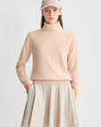 Lanvin Blanc Women's Turtle Neck Top - Pink - Erthe Golf