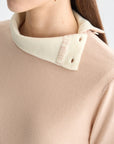 Lanvin Blanc Women's Turtle Neck Top - Pink - Erthe Golf