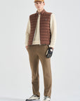 Lanvin Blanc Men's Vest - Brown - Erthe Golf