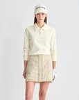 Lanvin Blanc Women's Long Sleeve Polo - Off White - Erthe Golf