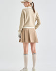 Lanvin Blanc Women's Sweater - Camel - Erthe Golf