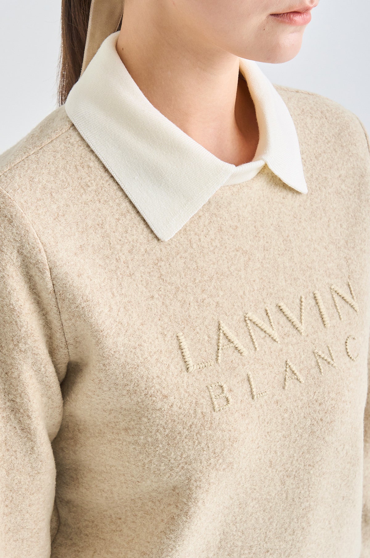 Lanvin Blanc Women's Sweater - Camel - Erthe Golf