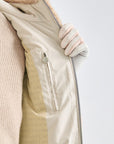 Women's Fur Vest - Beige - Erthe Golf
