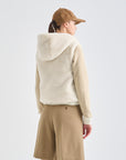 Women's Fur Vest - Ivory - Erthe Golf