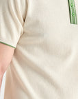 Men's Knit Top - Ivory - Erthe Golf
