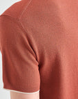 Men's Knit Top - Rust - Erthe Golf