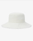 Women's Distressed Bucket Hat - Ivory - Erthe Golf