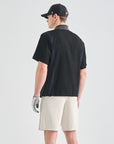 Men's Half Sleeve Top - Black - Erthe Golf