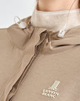 Women's Hooded Top - Camel - Erthe Golf