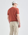Men's Knit Top - Rust - Erthe Golf
