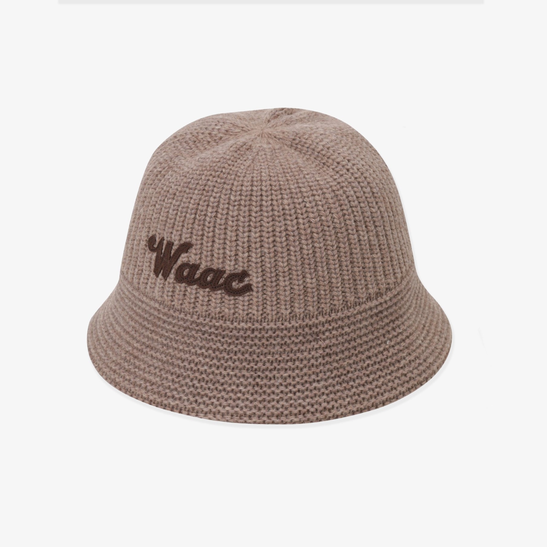 WAAC Knit Bucket Hat - Beige | Erthe Golf display picture 1