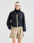 Women's Hooded Jumper - Black - Erthe Golf