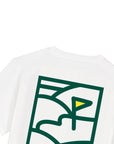 Lend Golf Unisex Lay Up White T-shirt - Erthe Golf
